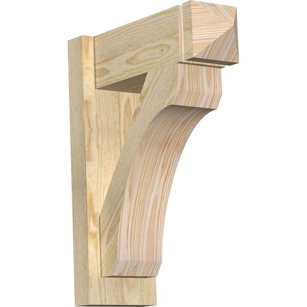Ekena Millwork Legacy Arts & Crafts Rough Sawn Outlooker, Douglas Fir, 6"W x 16"D x 20"H OUT06X16X20LEC03RDF - main